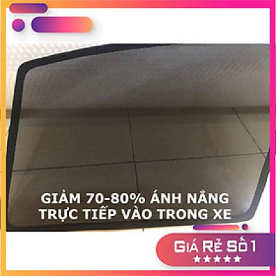 Chắn nắng cửa kính xe dành cho Toyota Innova 2010-2011-2012, bộ rèm chắn nắng vải lưới gắn nam châm hút