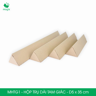 Hộp trụ dài tam giác thay thế ống giấy  - Hộp carton đóng gói hàng - NHIỀU KÍCH THƯỚC