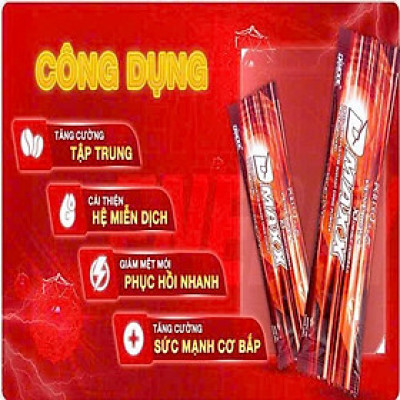 DMAXX thức uống bổ sung vitamin năng lượng không đường DAMODE 79 gói màu đỏ mỗi gói 2,2gr