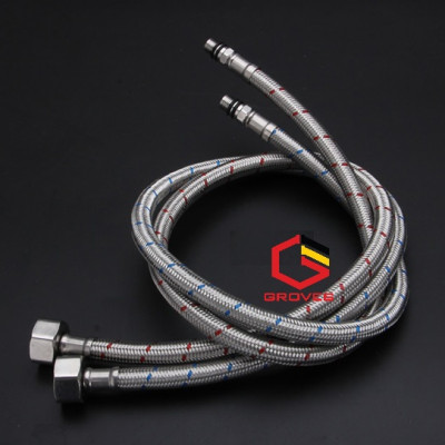 Vòi rửa mặt mạ vàng bọc sứ hoa văn thân thấp 20 cm nhập khẩu chính hãng GROVES GR053