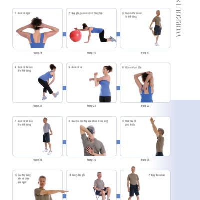 70 Bài Tập Cải Thiện Vóc Dáng Tăng Sự Dẻo Dai (Bản in màu)