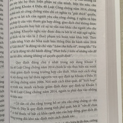 Bình Luận Luật Công Chứng Năm 2014 