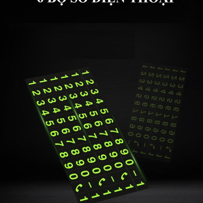 Bảng số điện thoại để trong ô tô 6in1