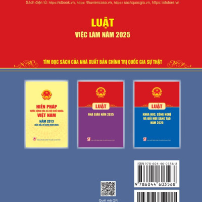 Luật việc làm năm 2025 - bản in 2025