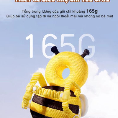 Gối Bảo Vệ Toàn Diện Đầu, Cổ, Cột Sống Cho Bé Tập Đi OFFICE CHILL Lá Chắn Đầu Tiên Bảo Vệ Trí Não Của Bé