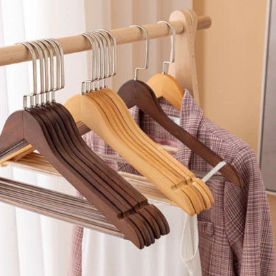 Bộ 20 Móc Áo Gỗ Tam Giác Màu Trắng Luxury