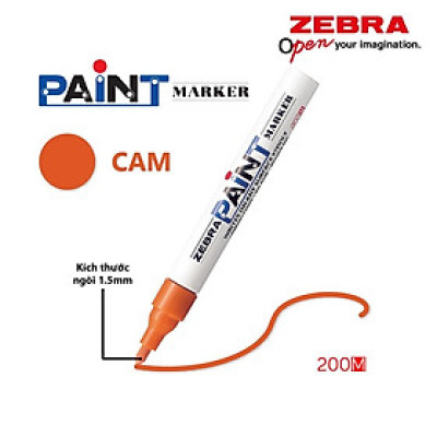 Viết sơn Zebra Paint Marker MOP-200MZ - Nhật Bản 