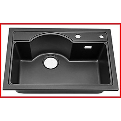 Chậu rửa bằng thép không gỉ (1 hố chất liệu đá Granit cao cấp. Phụ kiện đi kèm thương hiệu GERARI)