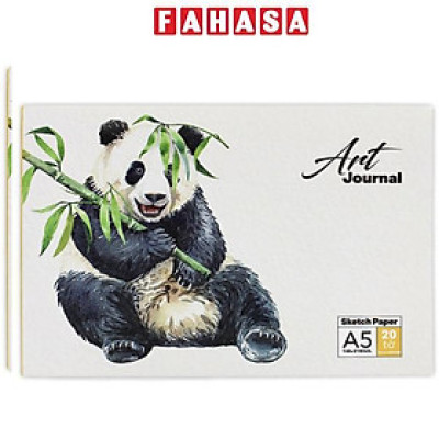 Tập Vẽ Art Journal A5 - 40 Trang 220gsm - The Sun - Panda