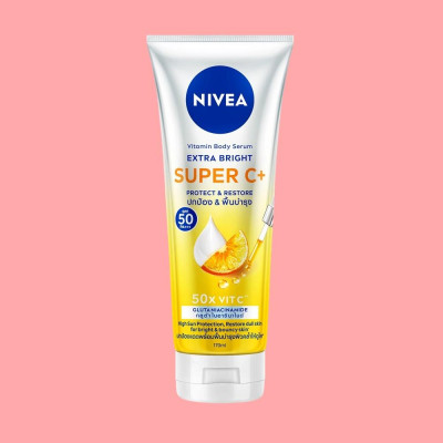 Tinh Chất Dưỡng Thể Nivea Vitamin Body Serum Extra Bright Super C+ 170ml