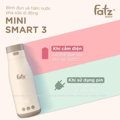 Bình Đun Nước Pha Sữa Di Động FATZBABY Các Dòng MINI SMART - Hàng Chính Hãng