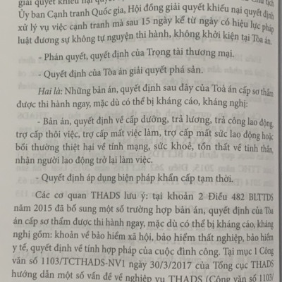 Cẩm nang thi hành án dân sự (Tái bản lần thứ hai, có sửa đổi, bổ sung)