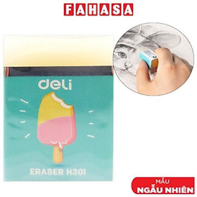 Gôm Tẩy Màu Cây Kem - Deli EH301 (Mẫu Sản Phẩm Giao Ngẫu Nhiên)