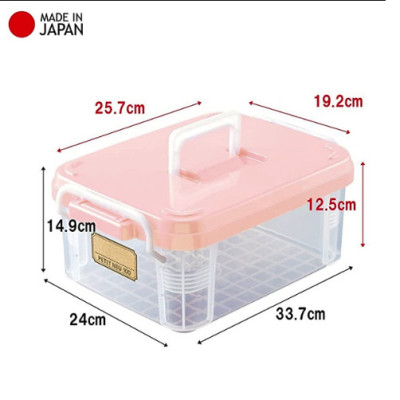 Hộp đựng đồ đa năng có khoá bật Inomata Petit Neu 100 6.5L - Nội địa Nhật Bản