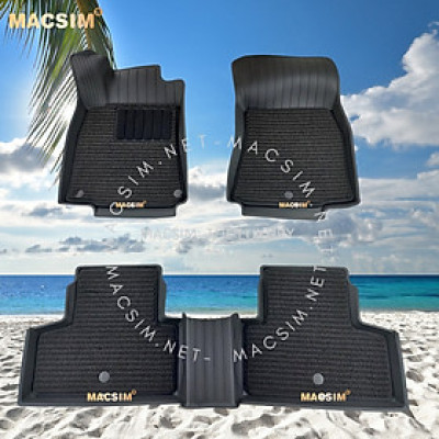 Thảm lót sàn ô tô 2 lớp cao cấp dành cho xe Mercedes Benz EQB nhãn hiệu Macsim 3w