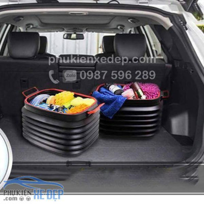 Thùng đựng đồ cao cấp - co giãn 40L cho ô tô