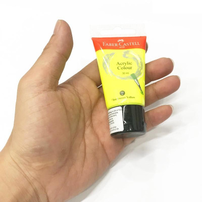 Tuýp Màu Vẽ Acrylic 30ml Fluorescent Yellow (Vàng Neon)