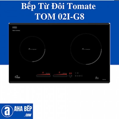 Bếp Từ Đôi Tomate TOM 02I-G8. Hàng Chính Hãng