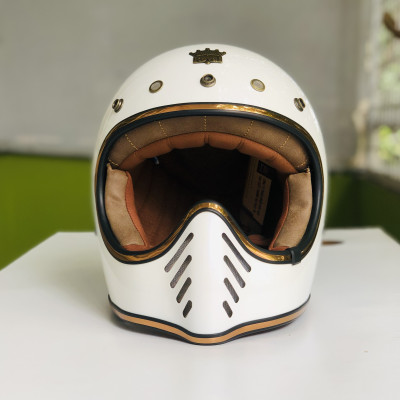 Nón bảo hiểm fullface ROYAL H1 trắng bóng