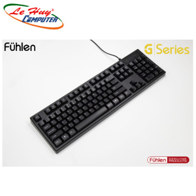 Bàn Phím Fuhlen G411S Black - Phím văn phòng - Hàng Chính Hãng