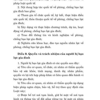 Luật phòng, chống bạo lực gia đình năm 2022 - bản in 2024