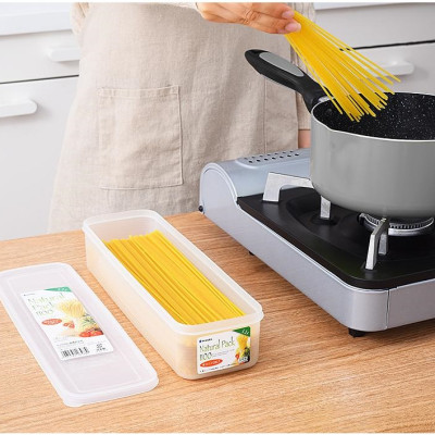 Combo 03 Hộp đựng thực phẩm đa năng Inomata 1100ml, có nắp mềm - Nội địa Nhật Bản