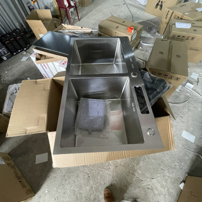 CHẬU RỬA INOX KAFF KF-HMS8245 - Hàng Chính Hãng