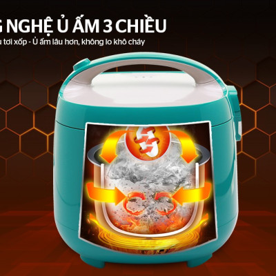 Nồi cơm điện 1.8L Sunhouse Mama SHD8652G - Hàng chính hãng