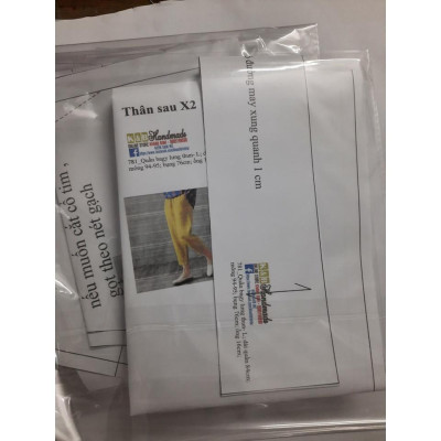 Rập sơ mi cho bé - Rập giấy A0 mã R363 (BẢN VẼ)