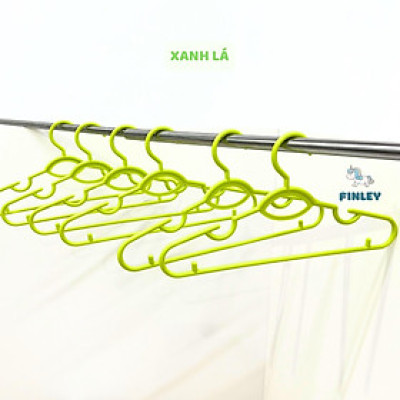 Set 6 Móc Nhựa Finley PP Nguyên Sinh Cao Cấp Đa Năng Móc Quần Áo Trẻ Em, Phụ Kiện - katydang