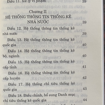 Luật Thống Kê  Năm 2015  ( Sửa đổi, bổ sung năm 2021  )