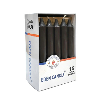 Hộp 15 cây nến thơm thẳng Eden Candle FTRAMART EDC2317 cao 15cm (Đen)