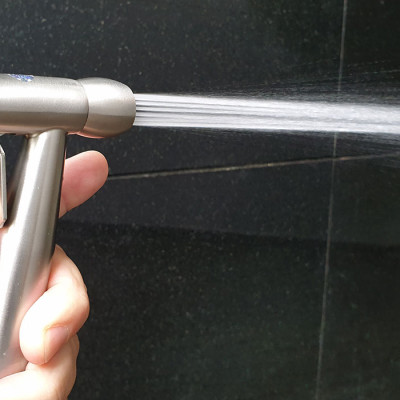 Bộ vòi xịt vệ sinh Inox SUS 304 Eurolife EL-X05-1 (Trắng vàng)