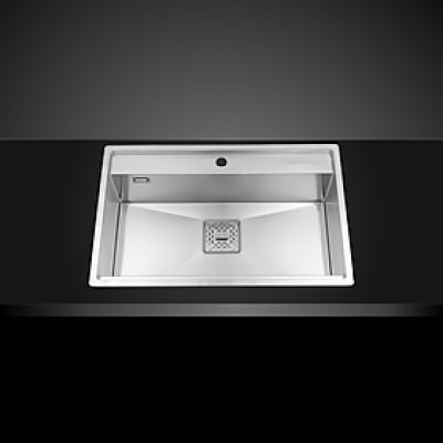 Chậu rửa chén Malloca MS 6302 ST - 1 ngăn cực rộng - Inox 304 - Hàng chính hãng