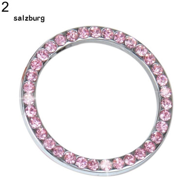 Vòng đá trang trí đính đá nút START STOP cho xe hơi logo sang trọng bắt mắt