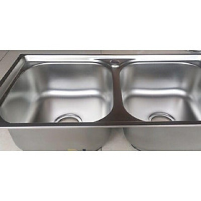 CHẬU RỬA CHÉN INOX (đầy đủ bộ xả)