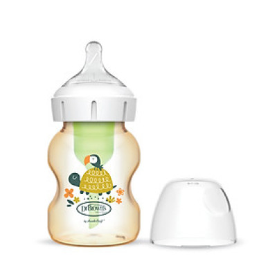 [ WB51620 ] Bình sữa tùy chọn cổ rộng nhựa PPSU 150ml Dr.Brown