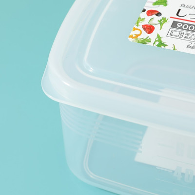 Hộp nhựa cao cấp bảo quản thực phẩm hình vuông 900ml - Hàng nội địa Nhật