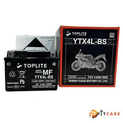 Bình Ắc Quy Toplite YTX4L-BS 12V 3.5Ah Chính Hãng Bảo Hành 6 Tháng