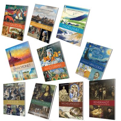 Trạm Đọc Official | Bộ 10 Cuốn Sách Danh Họa Nổi Tiếng Bậc Thầy Thế Giới