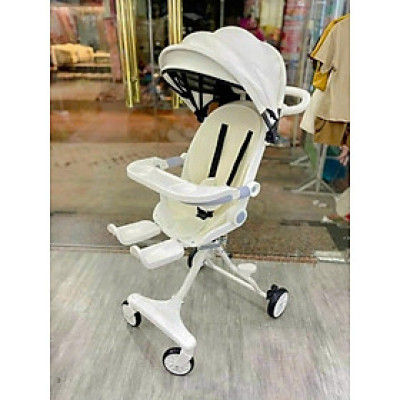 Xe đẩy cho bé 2 chiều có thể gấp gọn linh hoạt，chịu lực trên 50kg ，3 tư thế ngả sâu có giảm sóc cho bé yêu