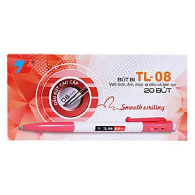 Hộp 20 cây bút bi bấm Thiên Long  - TL08