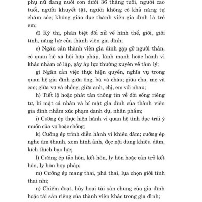 Luật phòng, chống bạo lực gia đình năm 2022 - bản in 2024