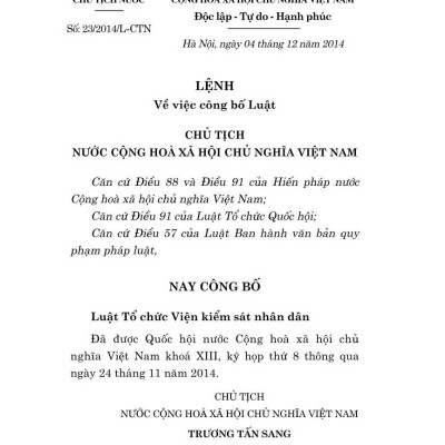 Luật tổ chức toà án nhân dân 2024 - bản in 2024