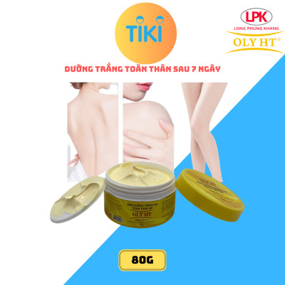 Kem Body Dưỡng Trắng Da Toàn Thân VIP Vàng OLY HT Chính Hãng 80g