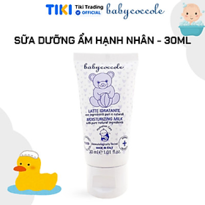 Sữa dưỡng ẩm chiết xuất hạnh nhân Babycoccole 0M+