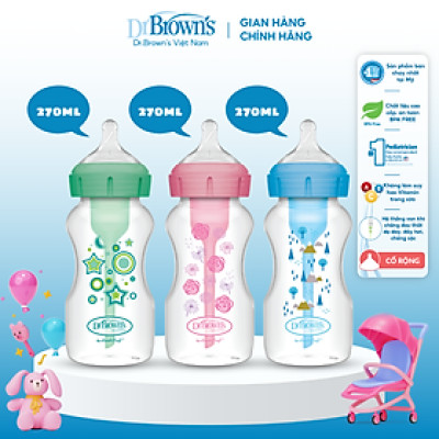 Bình sữa cổ rộng Dr.Brown