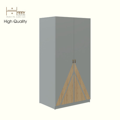 [Happy Home Furniture] CHARIS , Tủ quần áo 2 cửa mở, 90cm x 59cm x 176cm ( DxRxC), TCM_121