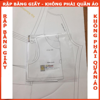 Rập đầm cổ sen R366 - giấy A0 (BẢN VẼ)