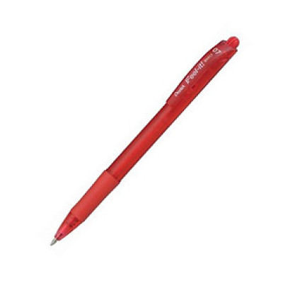 Bút Bi Bấm 0.7 mm - Pentel BX417_B - Mực Đỏ